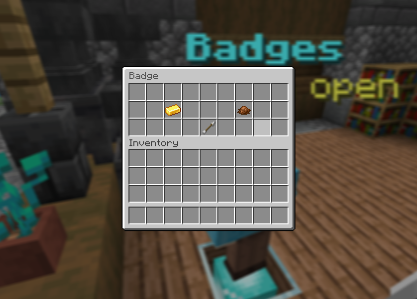 Badge system GUI
