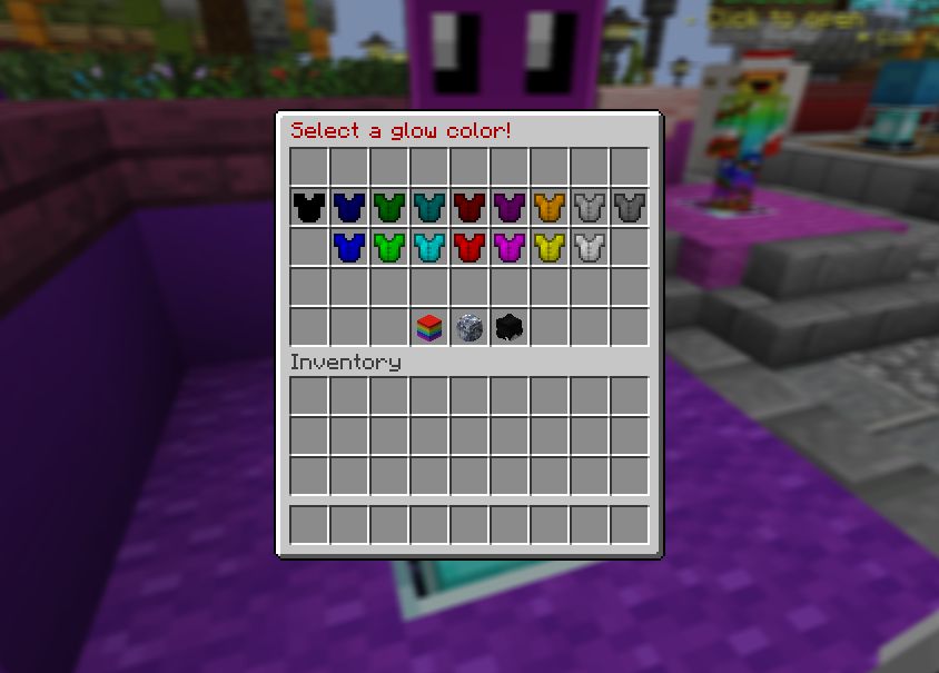 Glow color cosmetics GUI