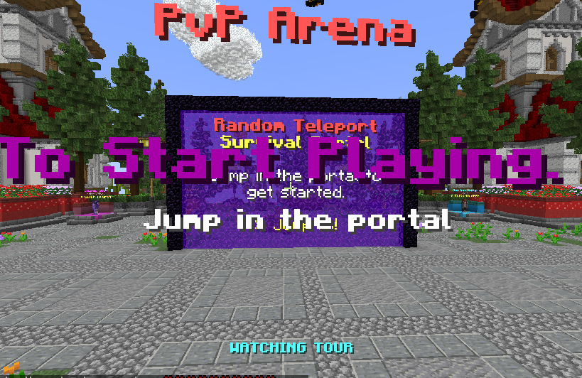 ServerTours cinematic tour in progress
